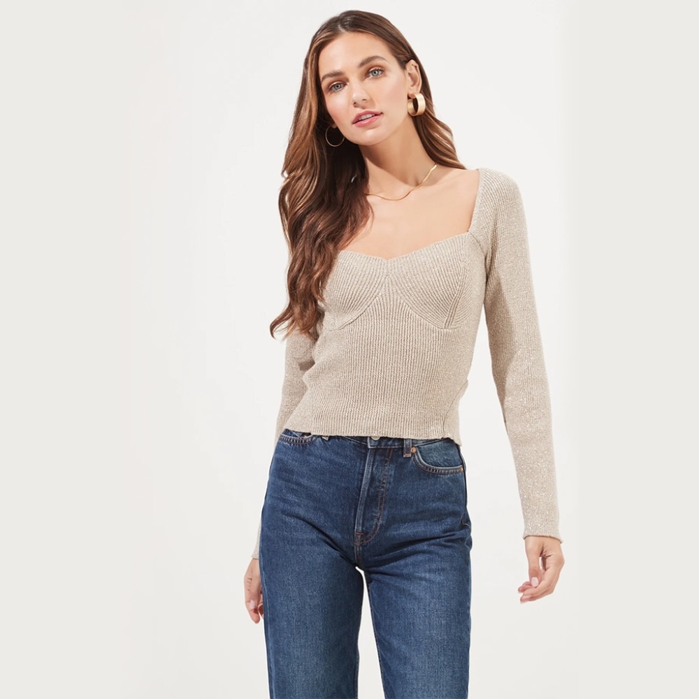 ASTR  Fletcher Ribbed Knit Sweater - Picture 2 of 5